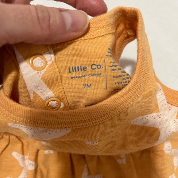 Little Co. by Lauren Conrad Orange Starfish Print Dress - Picture 2 of 4